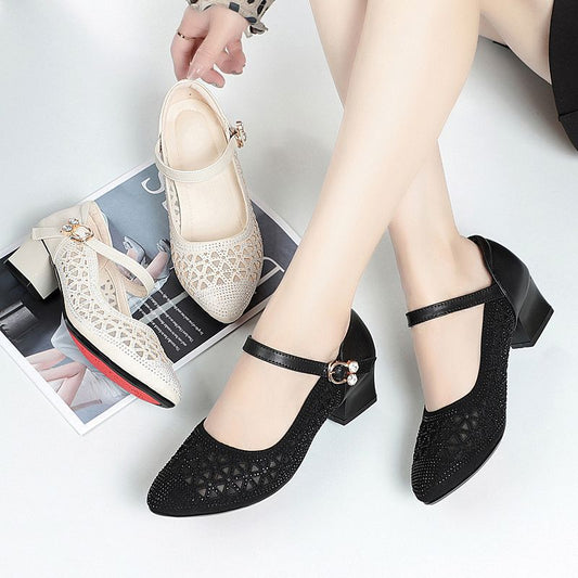 Zapatos de mujer recortados elegantes  transpirables.👩‍🦰